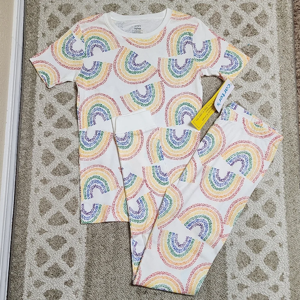Carter's Rainbow Pajamas